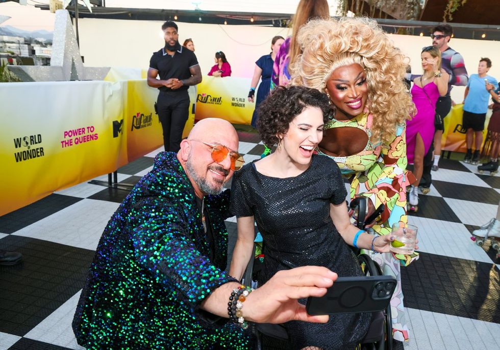 photo gallery RuPaul Drag Race Emmy Nomination Celebration Roller Rink Skate Event