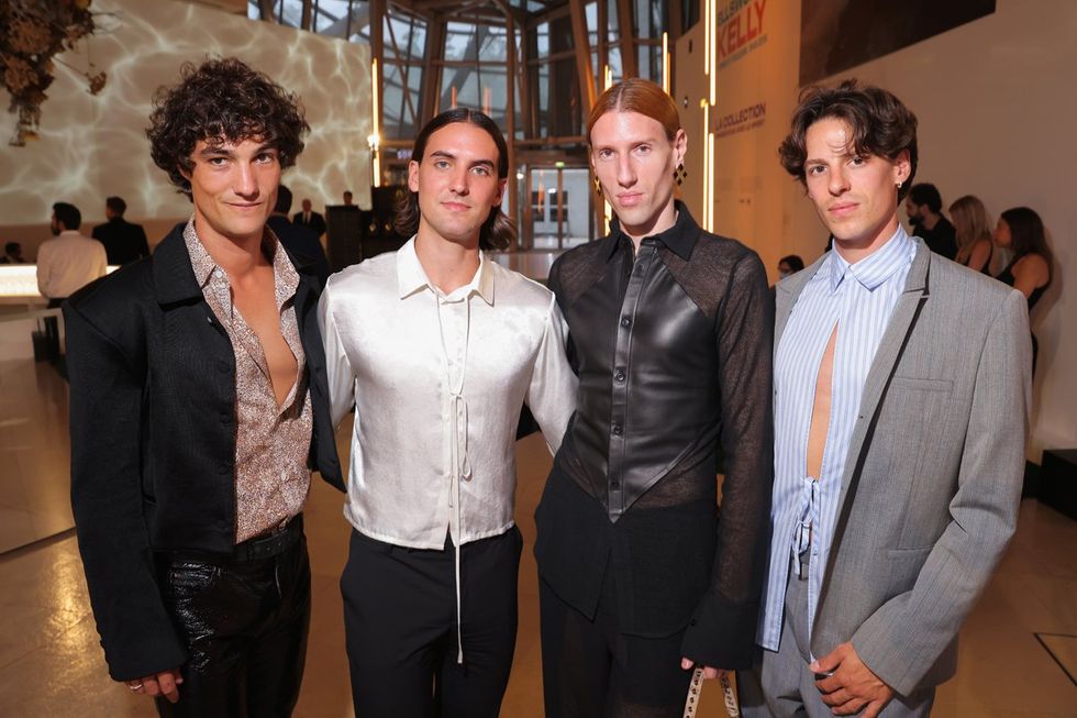 Prelude To The Olympics preparty at Fondation Louis Vuitton Paris France attended by Pablo Pillaud-Vivien, Ignacio Munoz, Ludovic de Saint Sernin and Germain Louvet