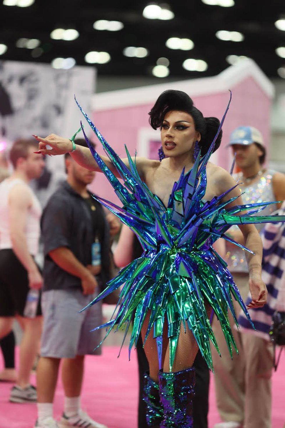 PRIDE gallery DragCon LA 2024 attendee fashion looks kiki of the summer