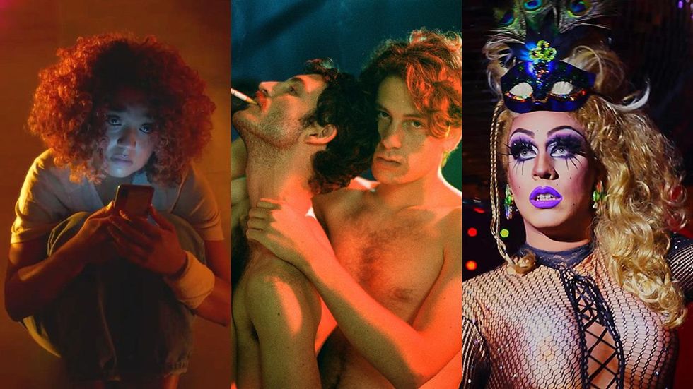 queer horror movies: Sissy, Knife + Heart, Death Drop Gorgeous