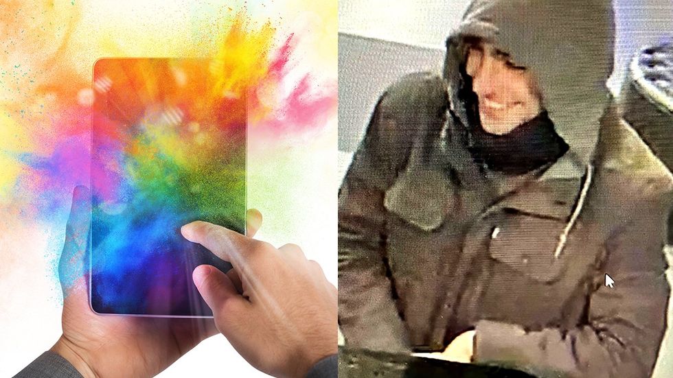 Queer social media exploding concept art CEO shooter suspect Luigi Mangione