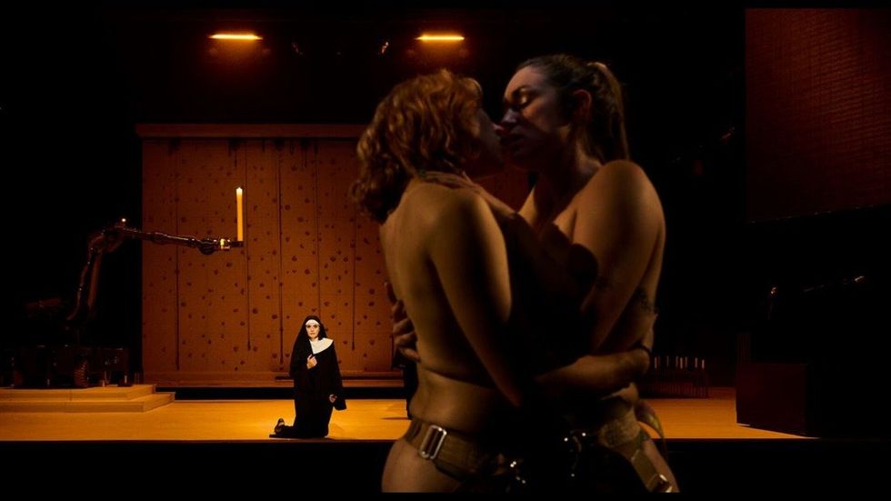 Sancta: What to know about the opera with explicit lesbian sex, live piercings, and naked roller-skating nuns