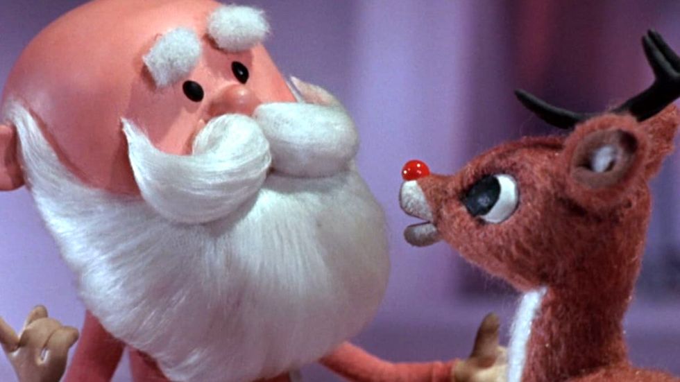 santa and rudolph animated stop motion TV special christmas movie 1964