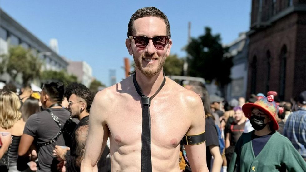 Scott Weiner at Folsom Street Fair 2024