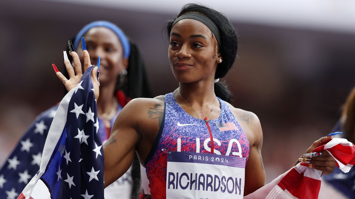 ShaCarri Richardson took one the gold in the 4x100 relay at the 2024 Paris Olympics