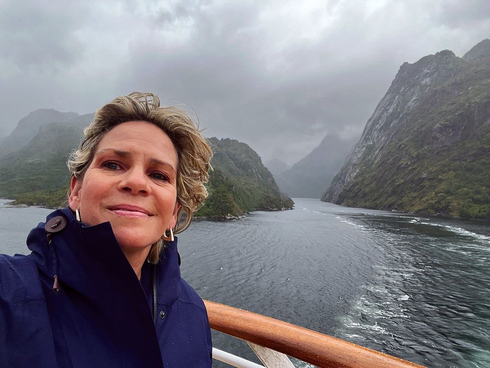 The author onboard the MS Trollfjord