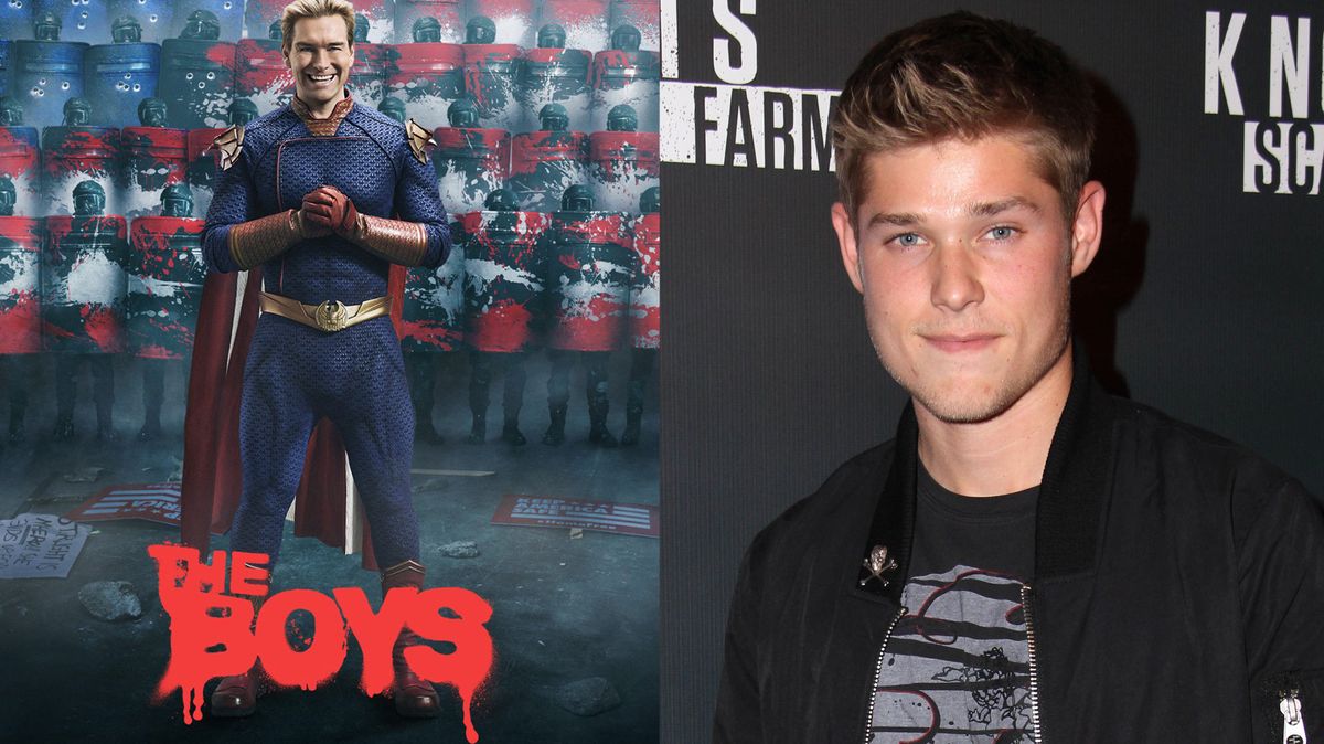 The Boys poster and Mason Dye