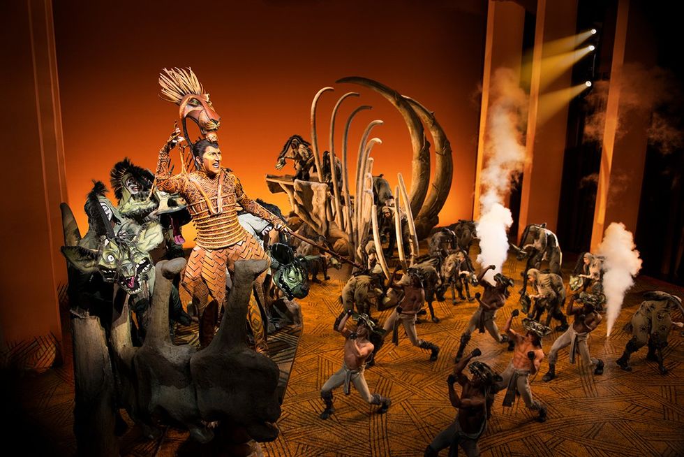 'The Lion King,' the award-winning musical, plays on Broadway eight times a week