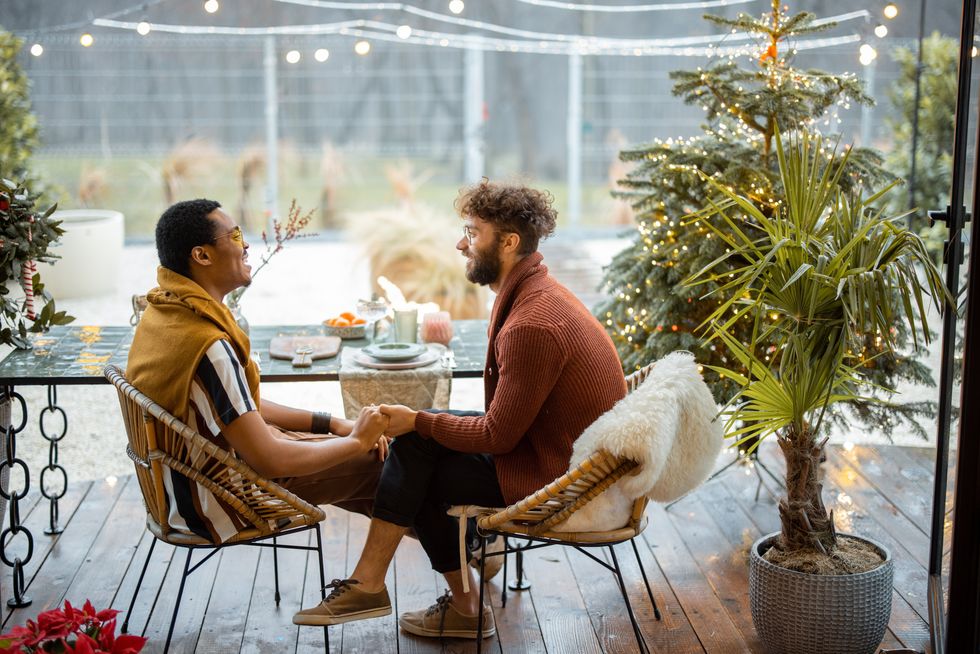 two men on a date