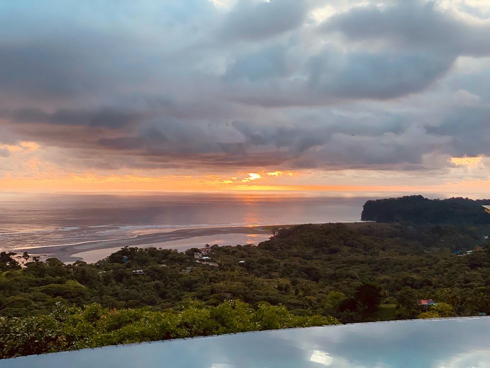 \u200bSunset at the Hotel Three Sixty in Ojochal, Costa Rica