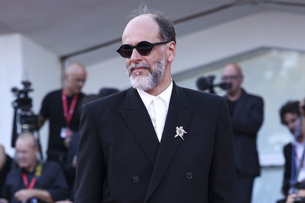 VENICE, ITALY - SEPTEMBER 03: (L-R) Drew Starkey, Luca Guadagnino, Daniel Craig, and Omar Apollo attend the "Queer" photocall during the 81st Venice International Film Festival at Palazzo del Casino on September 03, 2024 in Venice, Italy.