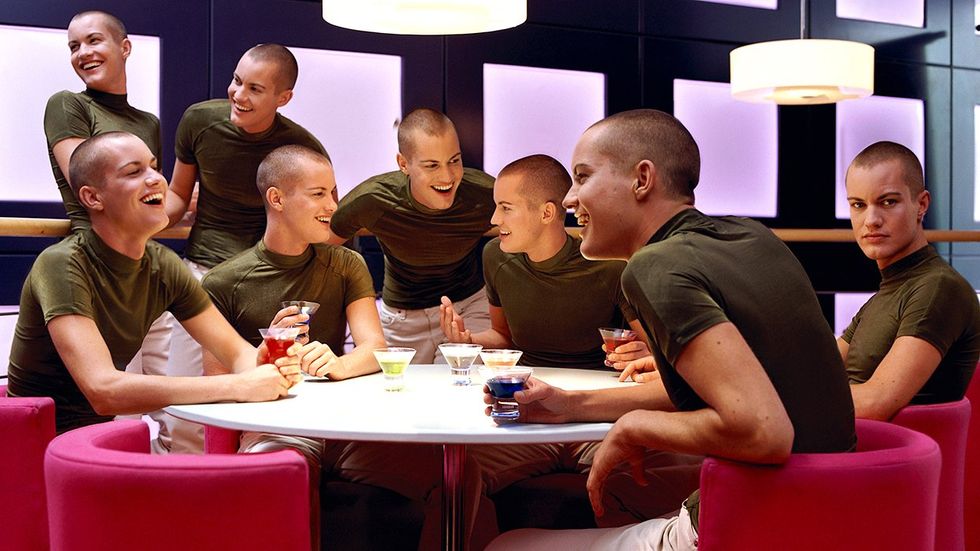 what is homonormativity: clones hang out at a bar