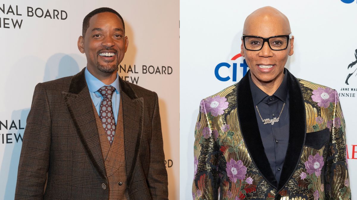 Will Smith (L) and Rupaul (R)