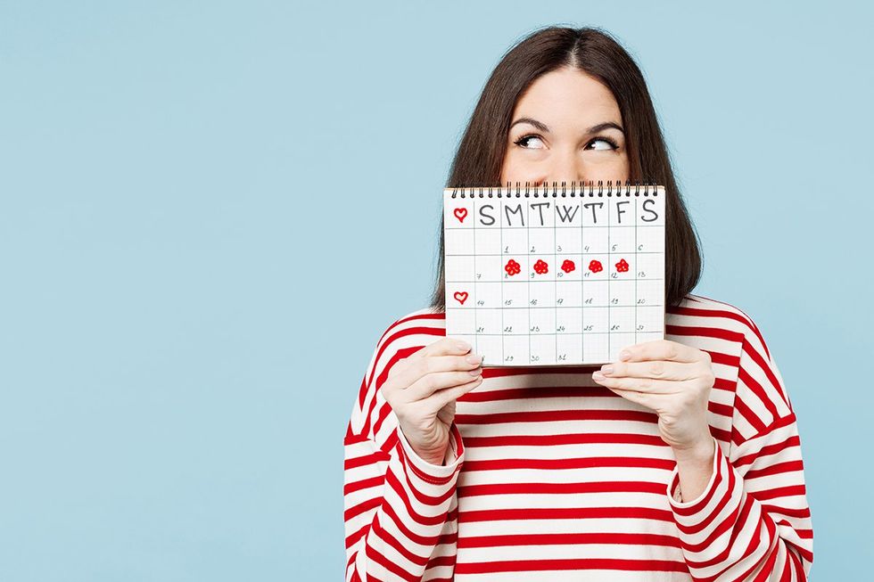 woman with calendar