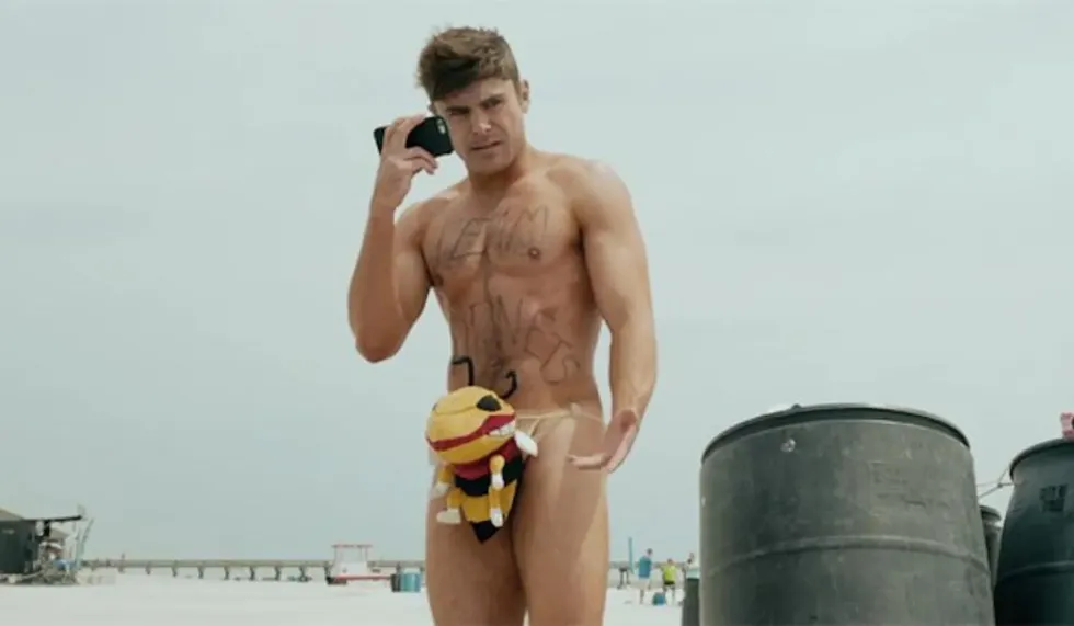 Zac Efron wearing a jockstrap in Dirty Grandpa