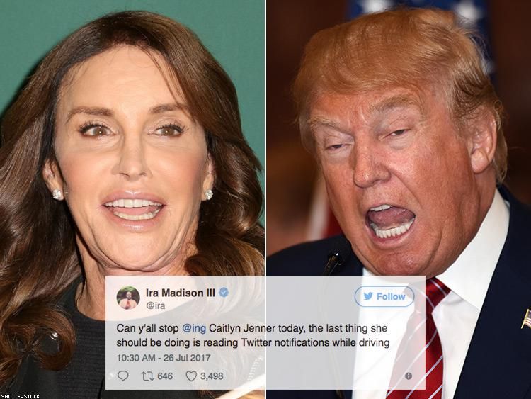 Twitter Hilariously Dragged Caitlyn Jenner After She Tweeted About Trumps Trans Military Ban