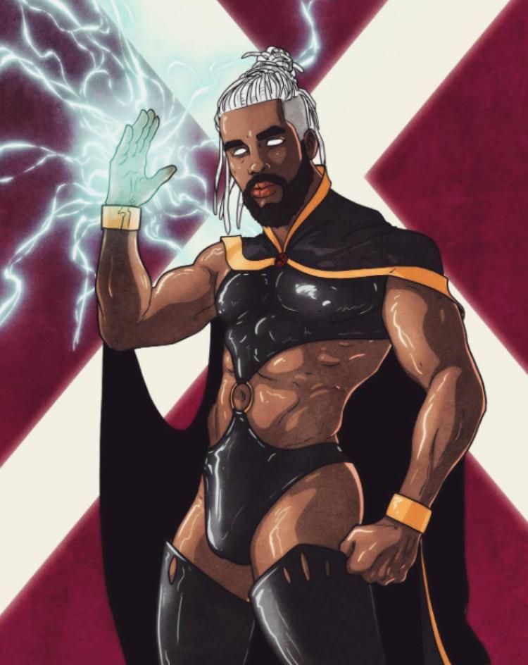 There's Nothing Better Than Muscle Hunks Imagined as Superheroines