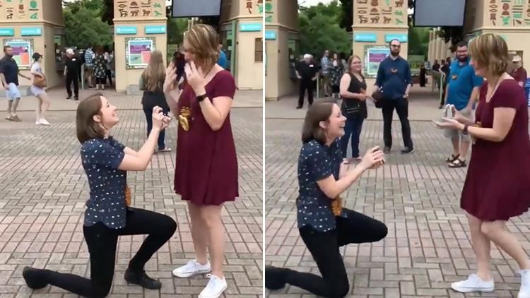 These Women Proposing To Each Other At The Same Time Is The Cutest 