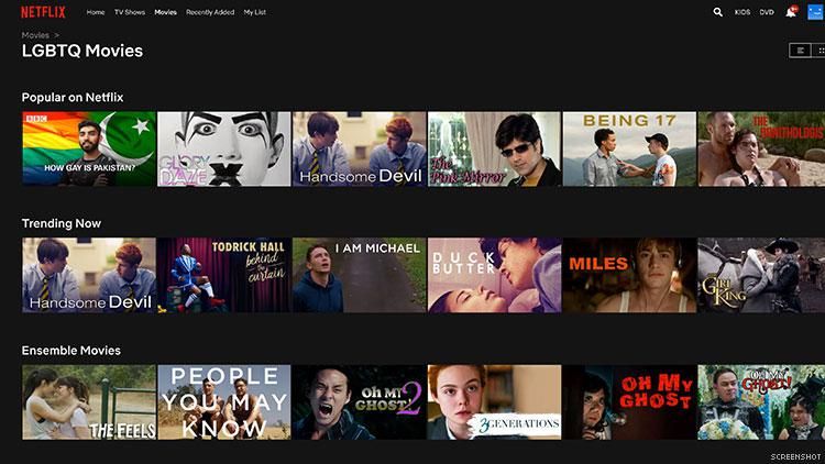 Netflix S Lgbtq Section Is Mostly Just For Gay Men