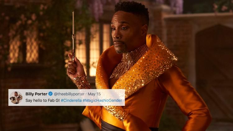 Billy Porter Stuns As Fab G In Cinderella First Look Pic