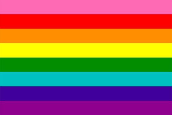 original gay pride flag colors with meanings